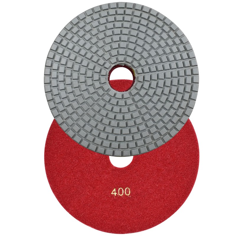 Konfor 8" Wet Diamond Polishing Pads Set of 7pcs For
