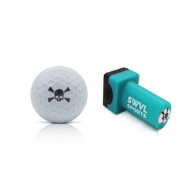 SWVL Sports Skull & Crossbones Pirate Large Golf Ball Stamper