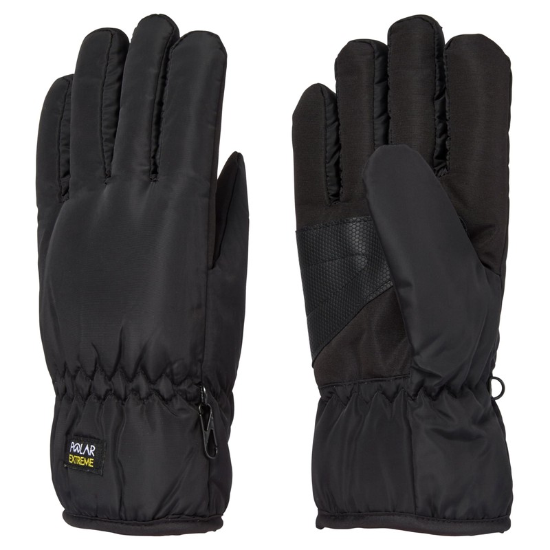 Polar Extreme Heat Men's Waterproof Sherpa-Lined Ski and Snowboarding Gloves