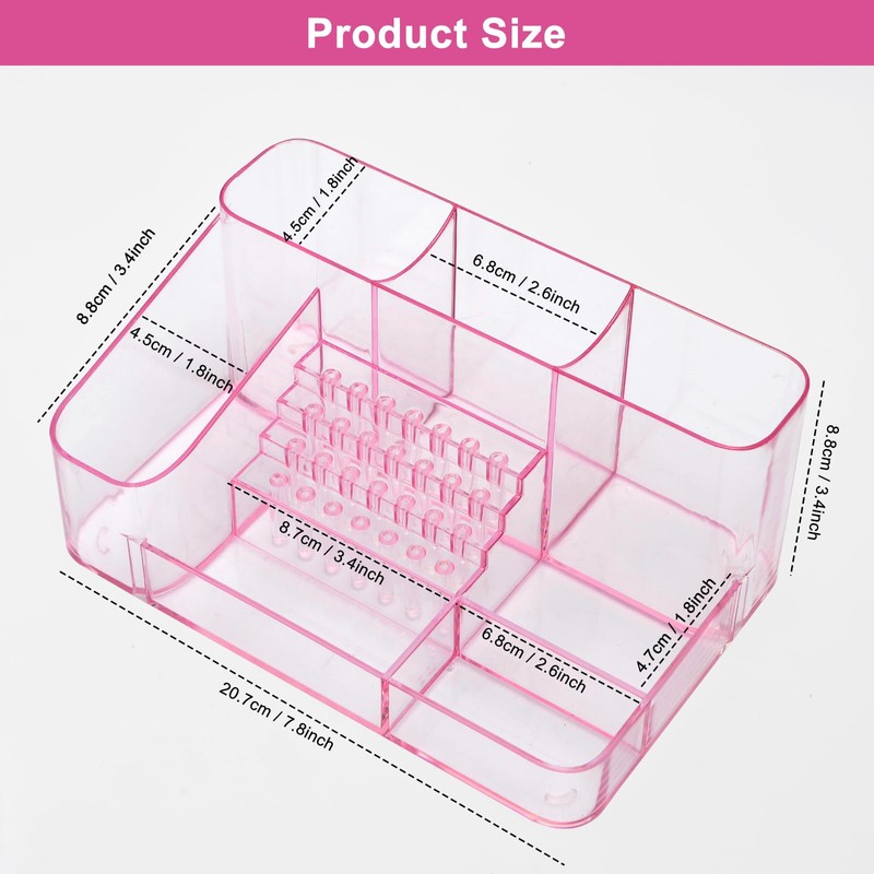 ANRUI Nail Drill Holder, 28 Holes Nail Drill Machine &