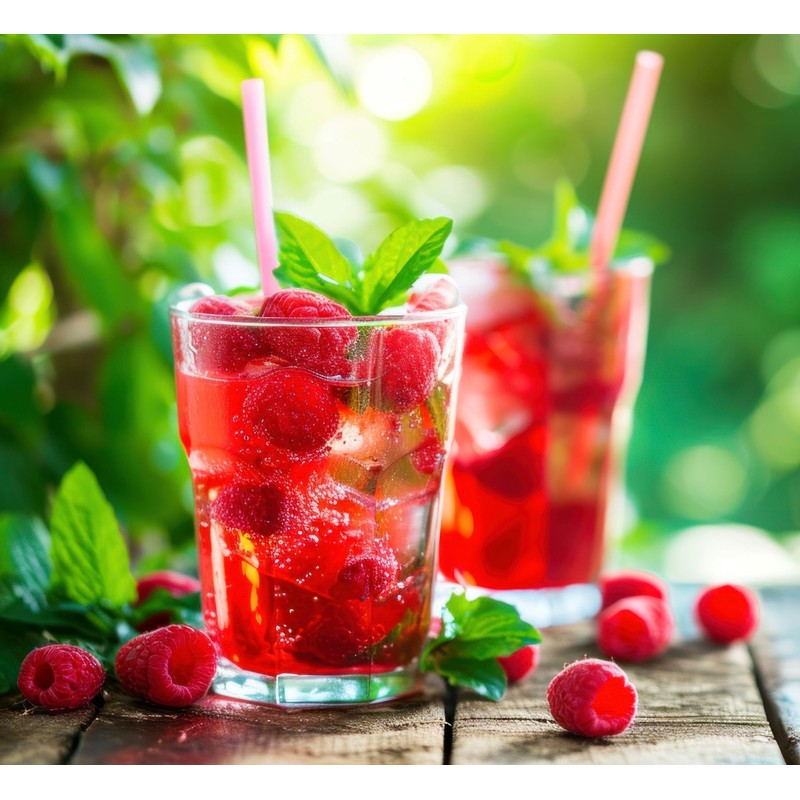 Pink-Raspberry easyWater Drink Powder, Sugar-free Flavour Powder for Refreshing Drinks,