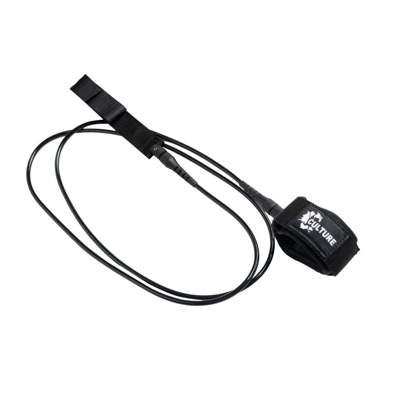 Culture Surfboards BLACK 6ft Surf Leash