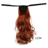 LaLuLoLi 20" Copper Red Hair Long Curly Wrap Around Ponytail