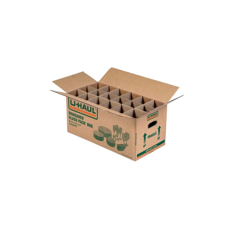 U-Haul Glass Packing Kit – Includes 1 Box, 1 Cell