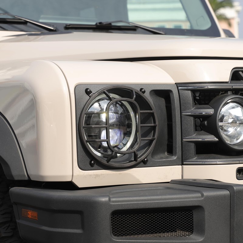 Car Headlight Protection Cover Trim Compatible with Ineos Grenadier 2020-2024