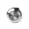 BUGUUYO 16mm Momentary Horn Metal Push Button Stainless Steel for