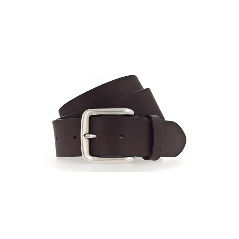 MUSTANG MG2118L15 Men's Leather Belt 40 mm Belt Width Black