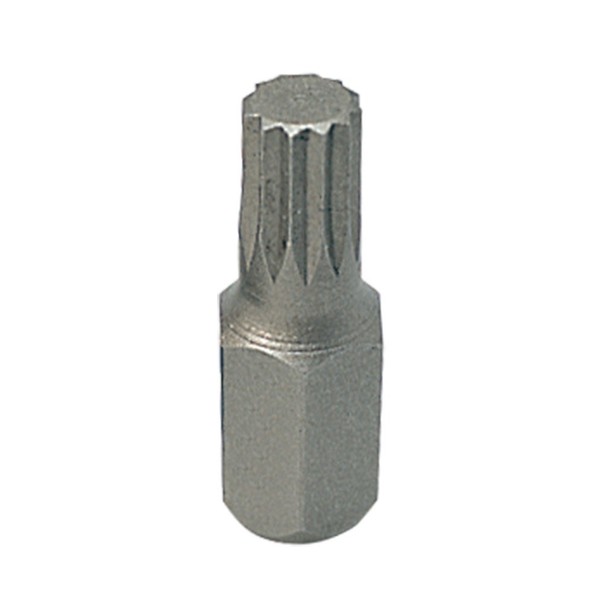 SK Hand Tool 4042146056943 10 mm Bit Spline XZN, 30 mm, M12, Clear