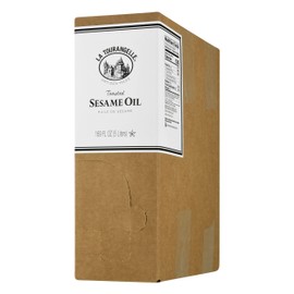 La Tourangelle, Toasted Sesame Oil, Great for Cooking, Add to Noodles, Stir-Fry, Vegetables, Vinaigrettes, and Marinades, 169 fl oz