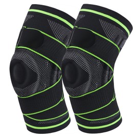 IVYTOWNER Best Knee Brace for Knee Pain Knee Compression Sleeve for Men Women (Pair)