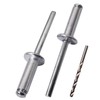 SKIR'CO Pack of 50 Aluminium Blind Rivets 6.0 x 24