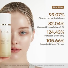 VINNE Limpiador Facial Coreano Signature Milky Foam: Limpiador Facial Coreano De 3 Pasos Con Leche, Aceite Y Espuma, Con Lha+Pha Y 17 Ing...