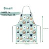 Pipoobear Kids Apron Adjustable Strap for Boys and Girls 100%