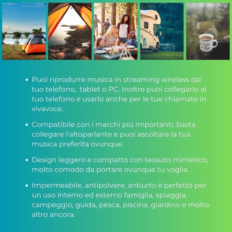 Digiquest Tube Wireless Speakers with Hands-Free Kit