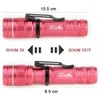 ULTRAFIRE Small Tactical LED Flashlight with AA Battery, 300 Lumens