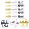 Mipcase 15 Sets Clock DIY Numerals Roman Arabic Accessories for