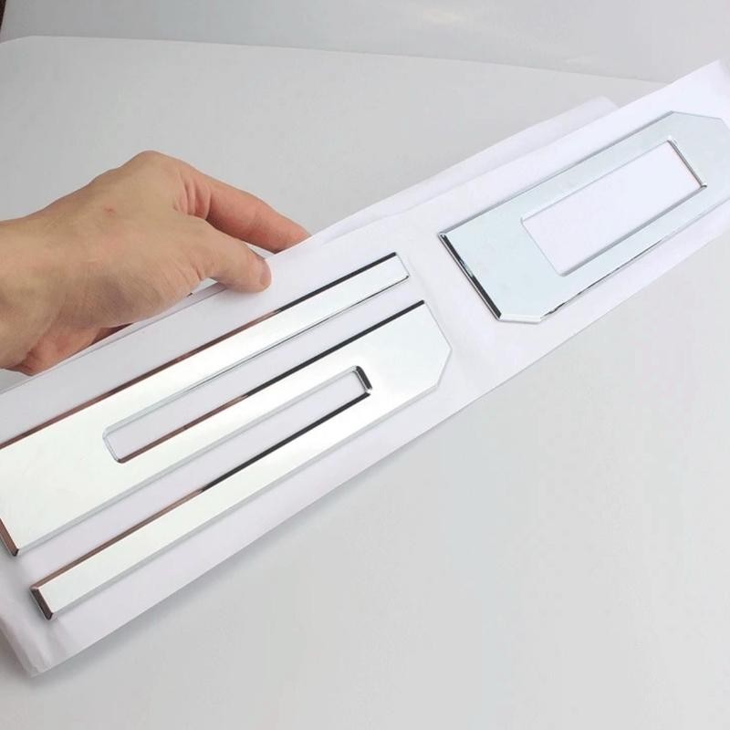 F-150 3D Raised Black Tailgate Inserts - 1 pc with