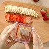 Cup Slicer Fruit,Stainless Steel Fruit Slicer Cutter Cup,Vegetable Speed Slicer