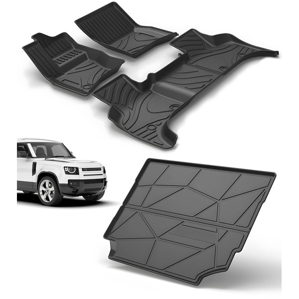 YEVEDUO for Land Rover Defender 110 2020-2025 All-Weather Floor Mats