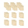Pack of 24 Wooden Picture Frames Unfinished Wood Photos Frames