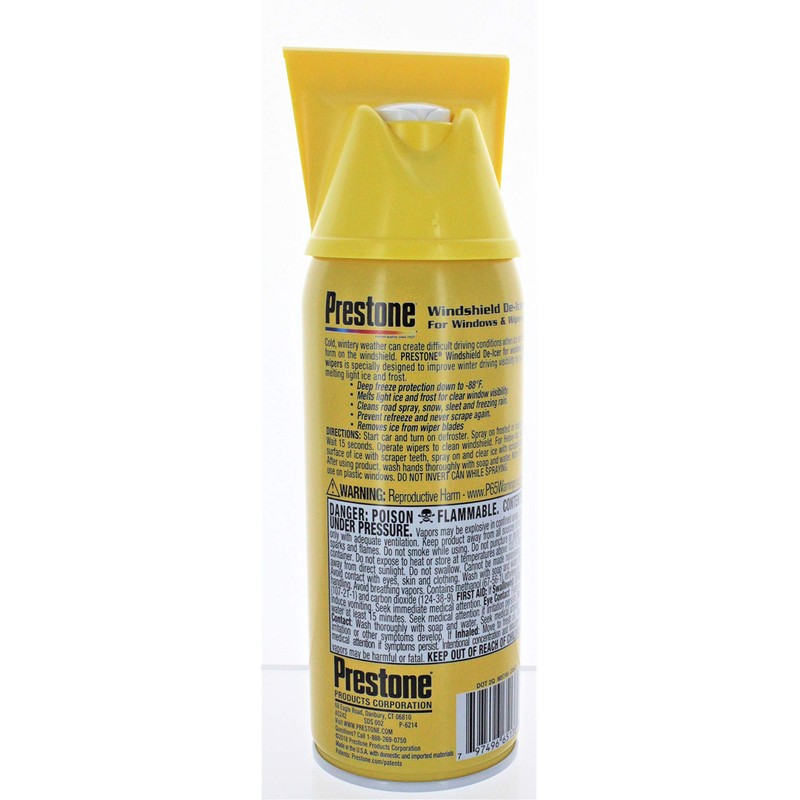 Prestone AS242 Windshield De-Icer - 11 oz. Aerosol 2 Pack