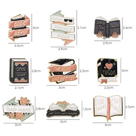 GTYHH 9 Elee Brooches Creative Design Brooches Literary Retro Brooches Decorative Metal Brooches Gift Brooches