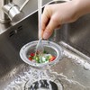 Pack of 2 Sink Strainer with Handle, Stainless Steel Sink