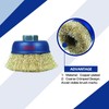 SALI 12 Pack Wire Cup Brush, 3 Inch Coarse Crimped