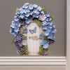 Hydrangea Flower Garden House - Fairy Door Wall Sticker