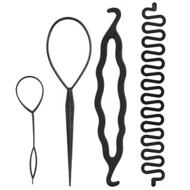 Accesorios para el peinado del cabello, nueva moda Hair Bun Maker Trenzado Styling Disk Twist Tools Accesorios de bricolaje, Kit de herramientas para