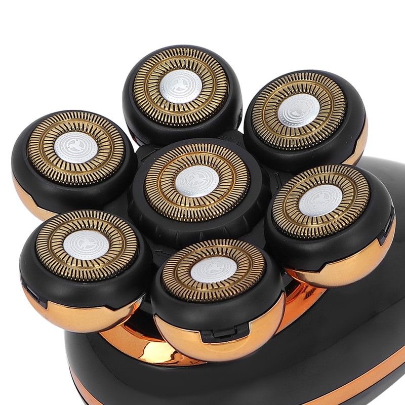 5 in 1 Electric Head Shaver IPX7 Waterproof Intelligent Floating