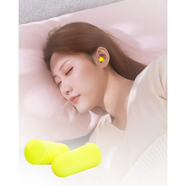 RIKOUNAN 10 Pieces Earplugs for Sleep, Full Sound Insulation, Noise