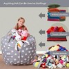 Toy Storage Bag, Children's Bean Bag Sofa, Cuddly Toy Storage