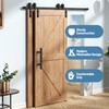 Ranbo Matte Black 6" (CTC) Back to Back Shower Door