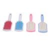4pcs Hair Detangling Brush Hollow Out Curved Vented Hair Styling