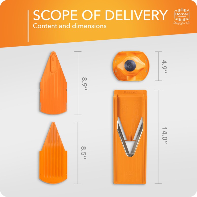 Börner Mandoline Slicer V3 (Basic Set) • V-Slicer for Vegetables