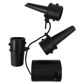 Pump Adapter for Inflatable Boat, Inflatable Adapter, Dinghy Valve Adapter, Kayak Air Valve Adapter, Adapter Accessories for SUP Surf Paddle, Fishing Boats, Inflatable Boat (Black)