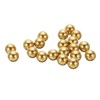 sourcing map 20 Pcs Precision Solid Brass Bearing Balls 10mm