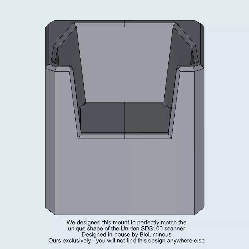 Bioluminous UNIDEN SDS100 DROP-IN ANGLED DESK STAND WITH GRIPPY BOTTOM