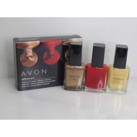 AVON NAILWEAR PRO ENCHANTED HOLIDAY NAILWEAR COLLECTION BOXED LOT OF 5