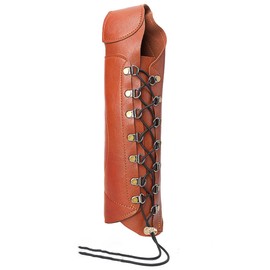 Arm Guard Archery,Archery Arm Guard,Hunting Protecting Gear Strap,Adjustable Shooting Glove,Leather Protective Gear,for Recurve Bow Shooting Hunting