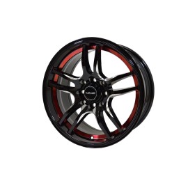 V M S Racing 1x VMS Racing SuperHawk Drag Racing Black Milling Wheel Rim 15X7 5X100 35 ET