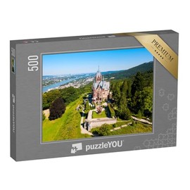 puzzleYOU: Puzzle 500 Pieces "Dragonburg Castle, Königswinter am Rheine, Germany"