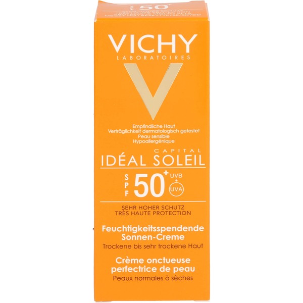 VICHY Idéal Soleil Feuchtigkeitsspendende Sonnen-Creme LSF 50+, 50 ml Cream