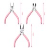 CXINCFBFUSH Craft Pliers Set of 3 Handmade Making Beads Tools