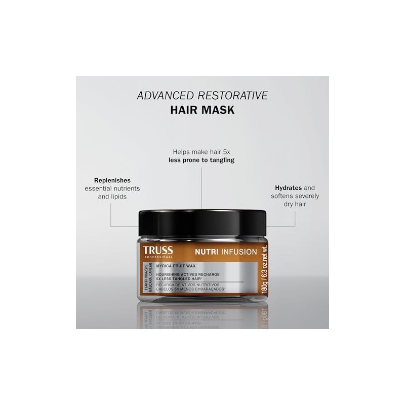 TRUSS Mascarilla Capilar Nutri Infusion - Tratamiento De Acondicionamiento Profundo