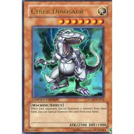 Cyber Dinosaur Yugioh Ultra Holo Rare JUMP-EN024 [Toy]