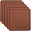 Aulock 6 Pcs Silicone Food Dehydrator Sheets with Edge, Compatible