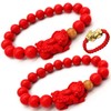 Feng Shui Amulet Bracelet Prosperity Red Bead Bracelet with Charm