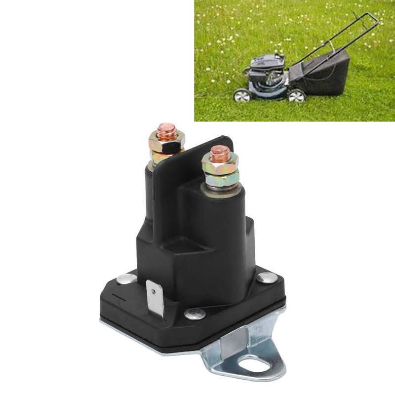Lawn Mower Relay ABS Housing Brass Coil Starter Solenoid Relay